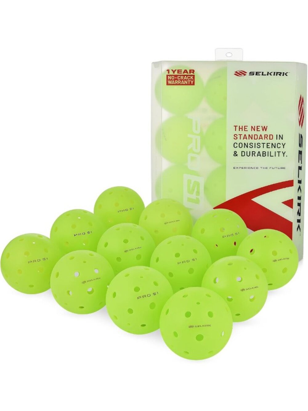 Premium Outdoor Pickleballs | USAPA Approved | 100 Pack for Ultimate Play